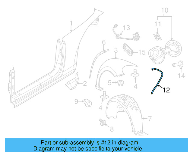 Drain Hose 5C5-809-937 - View 5