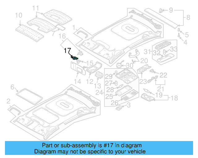 Bracket Clip 5N0-867-633-B - View 34