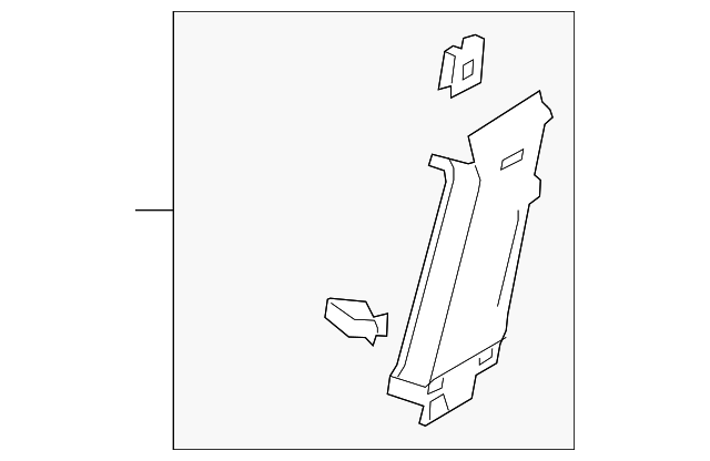 Upper Center Pillar Trim 5GM-867-244-E-Y20 - View 3