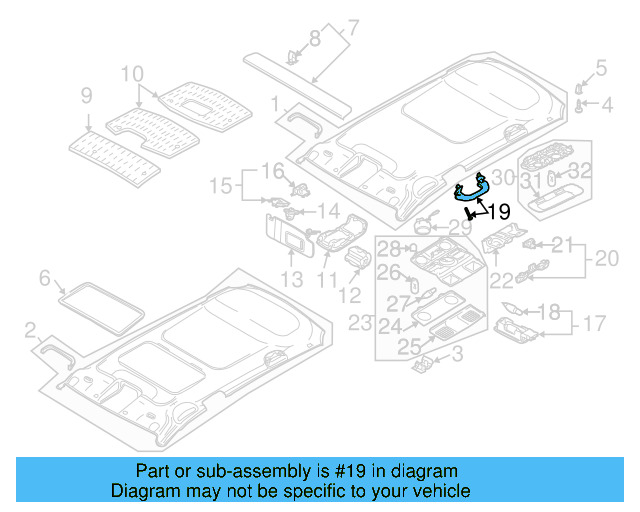Grip Handle 1K0-857-607-N-Y20 - View 12