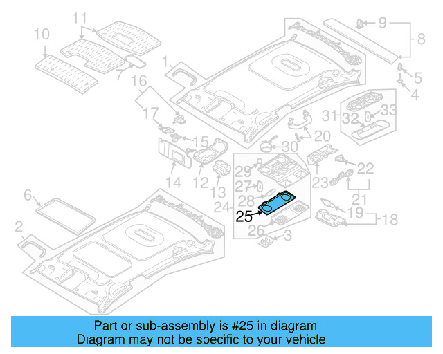 Map Light Lens 1K0-947-125-H - View 8