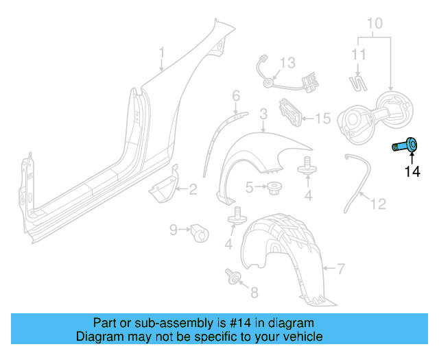 Fender Liner U N-909-591-01 - View 84