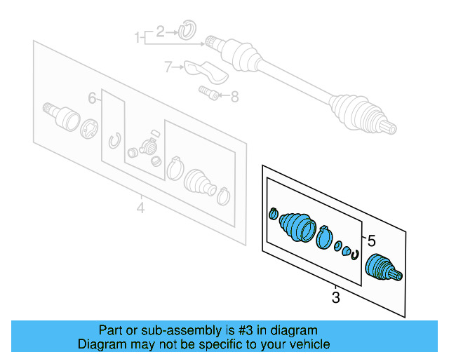 Outer Joint Assembly 5C0-498-099-C - View 14