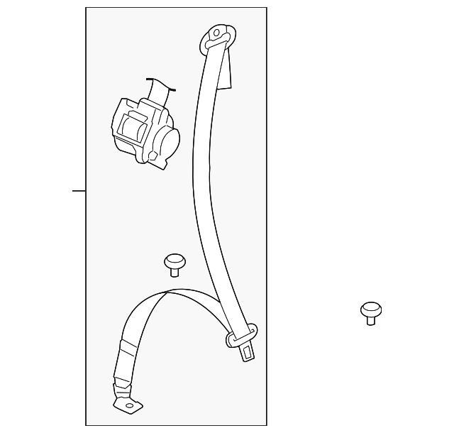 Lap & Shoulder Belt 3D7-857-806-C-MEE