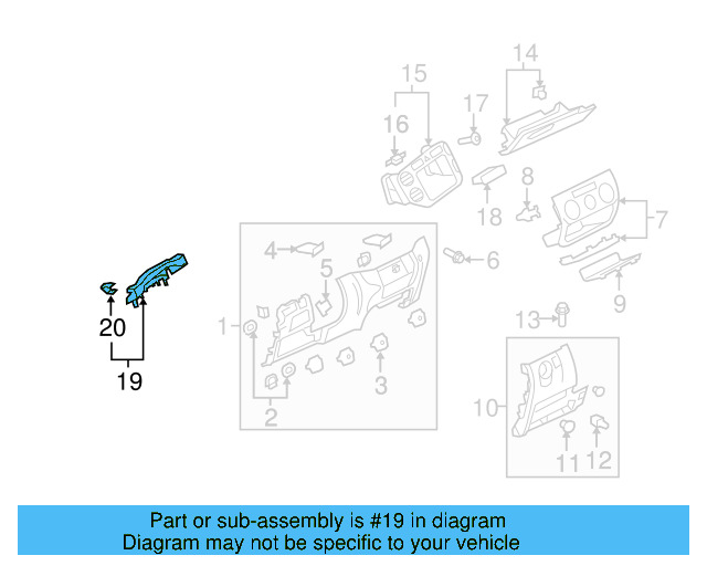 Cylinder Bezel 1K0-905-869-A-9B9 - View 20