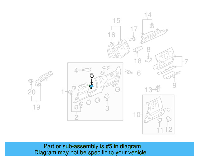 Cylinder Bezel 1K0-905-869-A-9B9 - View 21