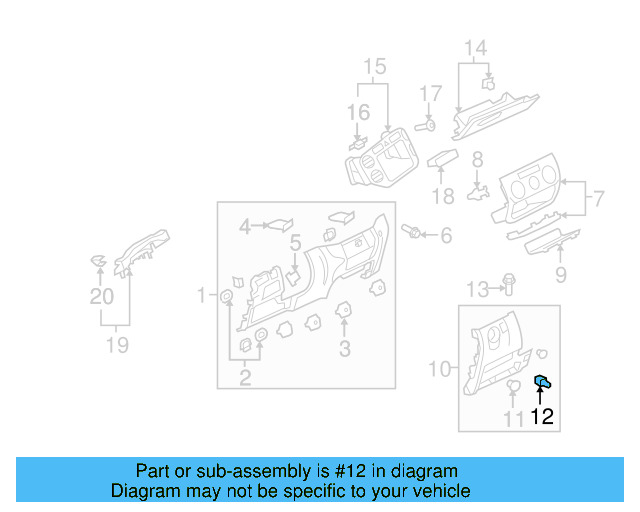 Cylinder Bezel 1K0-905-869-A-9B9 - View 22