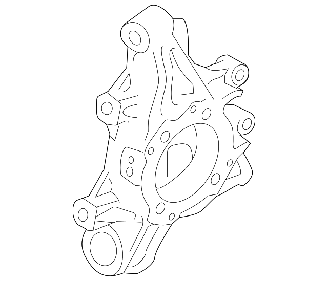 Knuckle 7P0-505-436-B - View 2