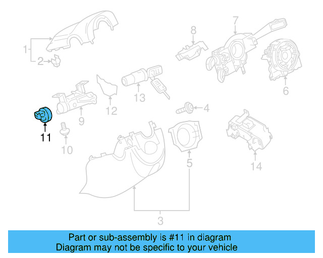 Ignition Switch 1K0-905-849 - View 23
