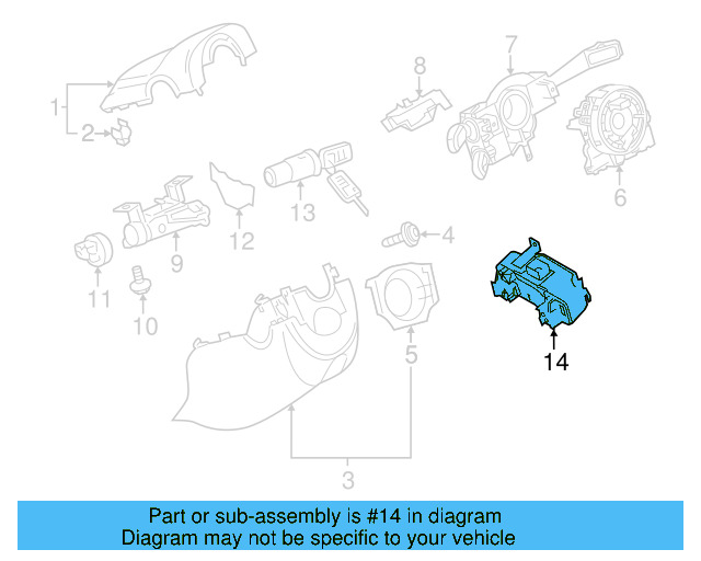 Ignition Immobilizer Module 5K0-905-861 - View 7