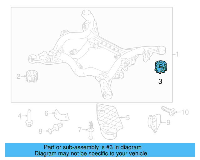 Rear Insulator 7P6-599-035 - View 3