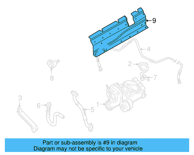 Air Deflector 058-129-585-B - View 9
