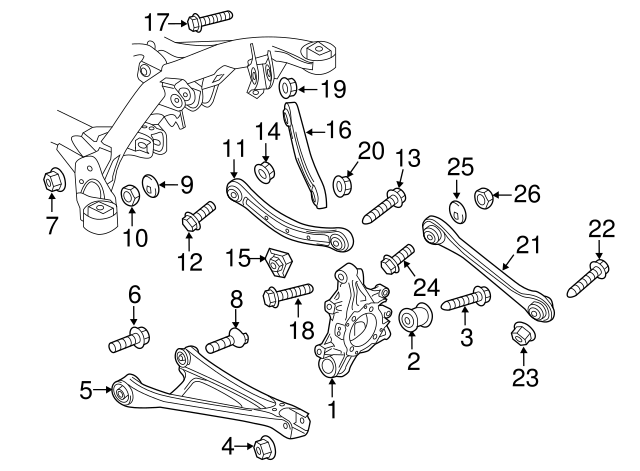 Knuckle Nut WHT-006-410