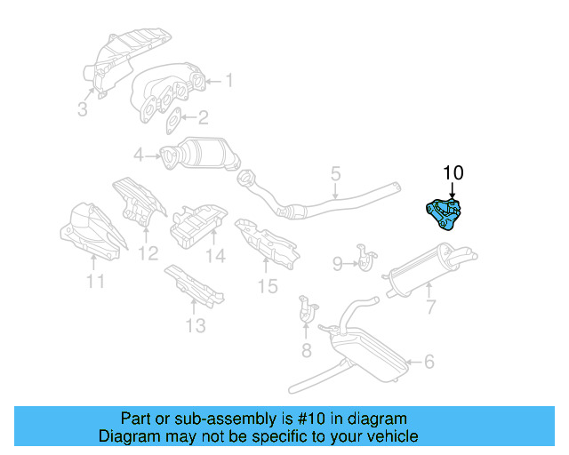 Exhaust System Hanger 4B0-253-144-H