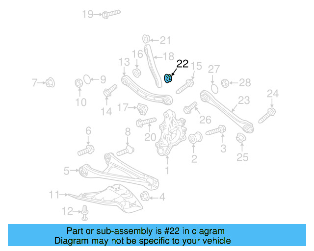 Stabilizer Link Lock Nut N-102-861-10 - View 11