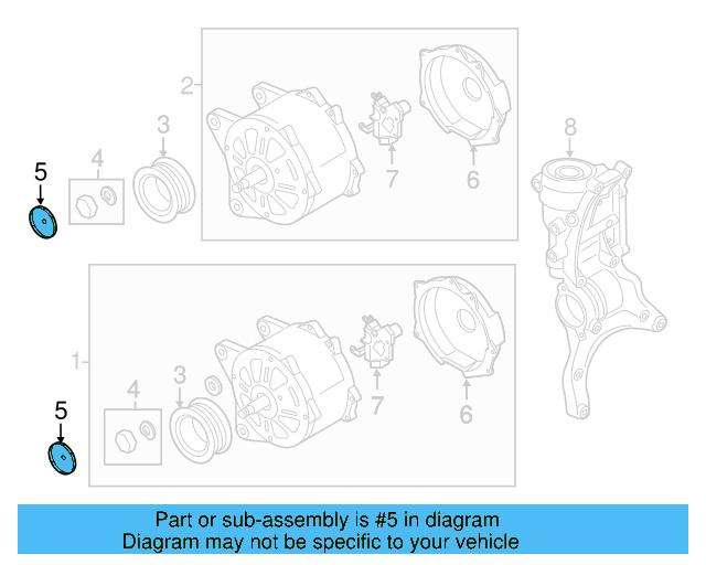 Pulley Cap 037-145-291-A - View 22