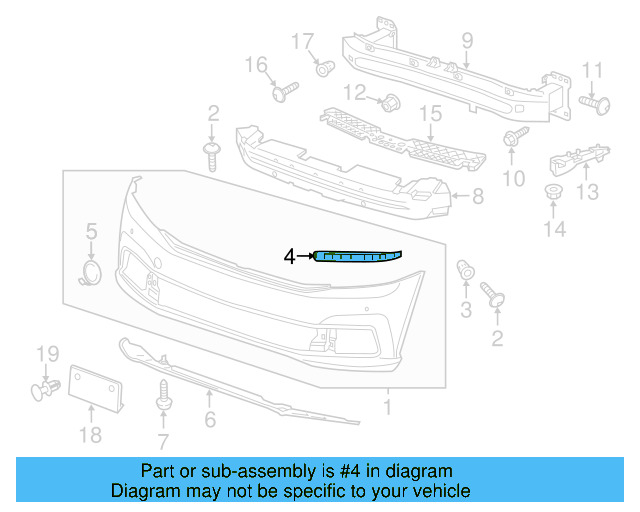 Bumper Cover Side Support 561-807-724-B - View 5