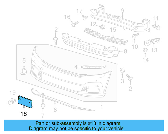 License Bracket 561-807-287-E-9B9 - View 6