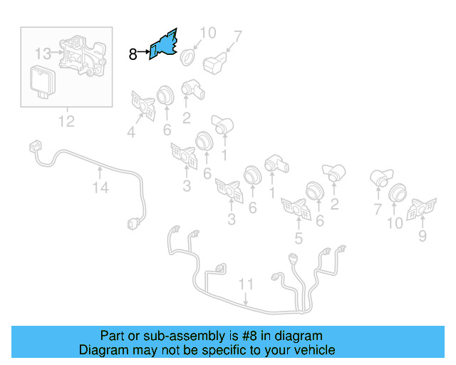 Position Sensor Bracket (Unpainted) 561919400agru - View 3