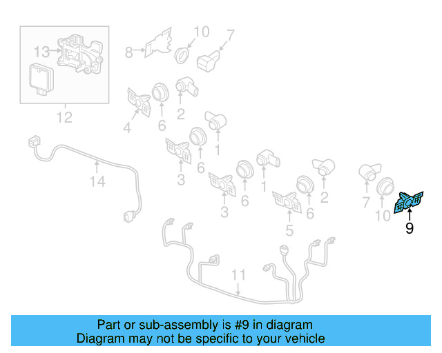 Position Sensor Bracket (Unpainted) 561919399agru - View 3