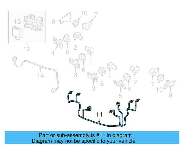 Sensor Harness 561-971-095-B - View 3