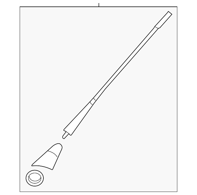 Radio Antenna Mast 1J0-035-507-E