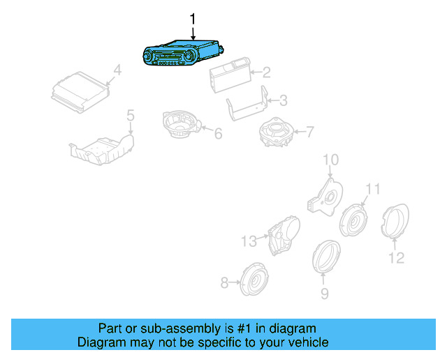 AM/FM CD 1C0-035-196-CL - View 7
