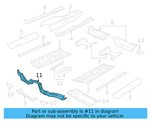 Front Reinforced 1K0-804-421-C - View 12