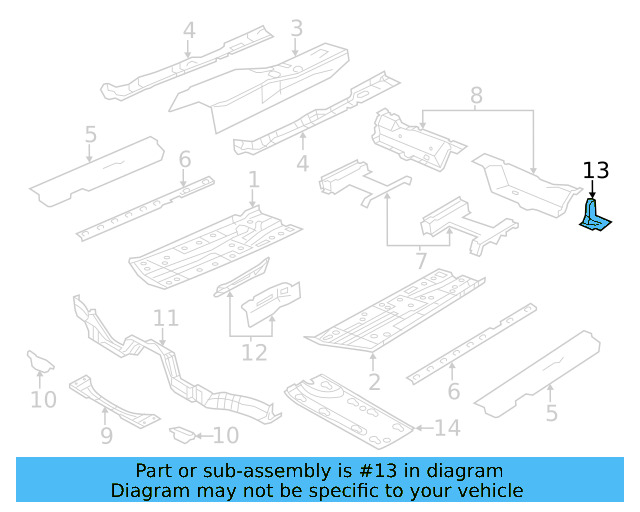 Center Reinforced 1K0-803-489-A - View 22