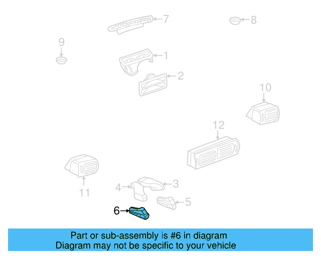 Floor Duct Extension 3B0-819-513-A - View 8