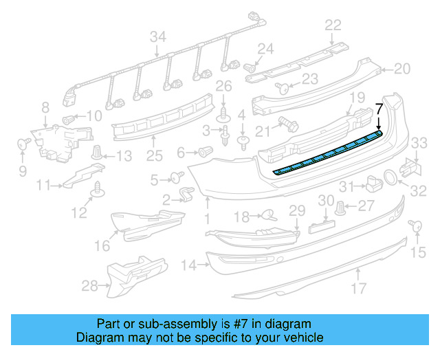 Finish Plate 7P6-807-787-9B9 - View 7
