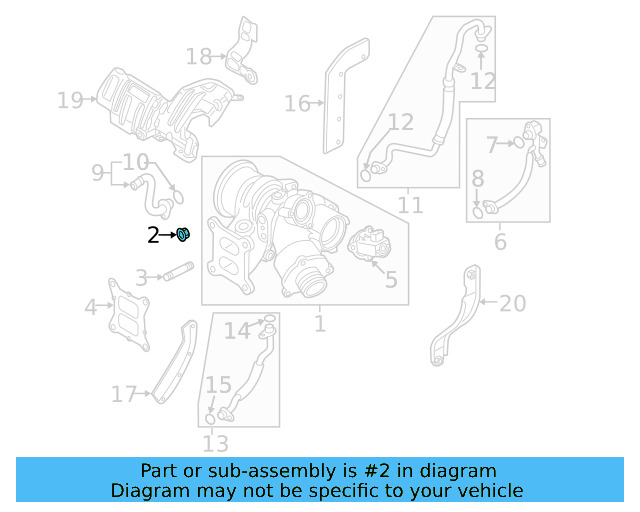 Turbocharger Lock Nut WHT-007-210 - View 9
