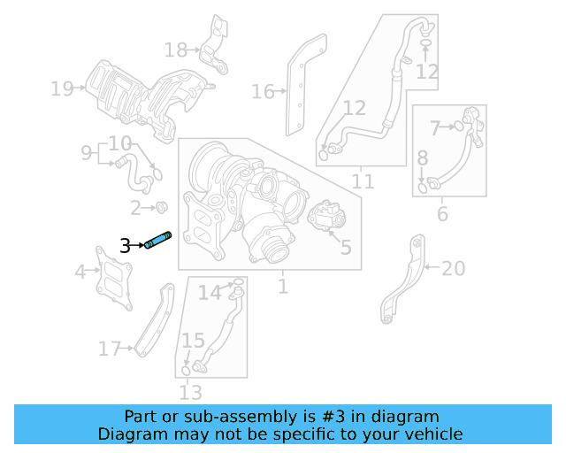 Turbocharger Stud N-912-317-01 - View 9