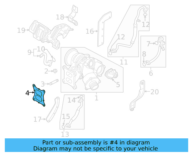 Gasket 06L-253-039 - View 39