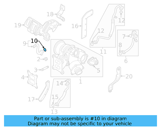 Engine Coolant Pipe O WHT-005-558 - View 9