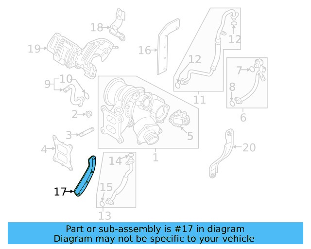 Heat Deflector 06K-133-833-AP - View 3