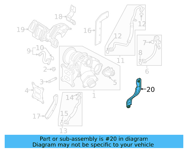 Lower Support 06K-145-536-A - View 14
