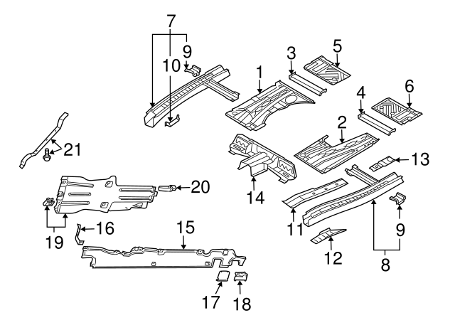 Side Shield Bracket 7L0-825-242-A