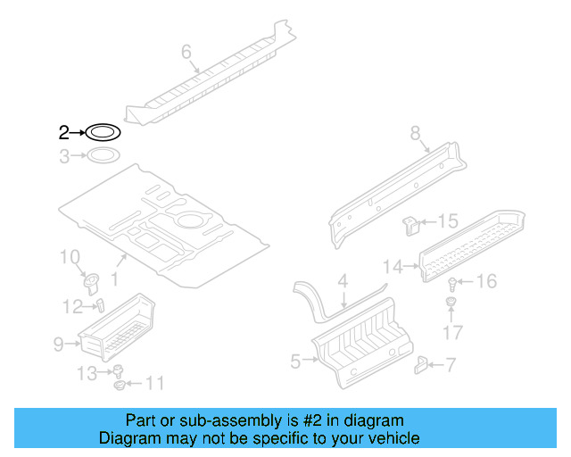 Windshield Pillar Trim Clip 701-867-331-A - View 6