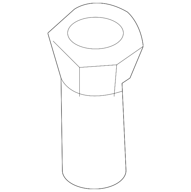 Seat Back Frame Nut WHT-000-741 - View 2