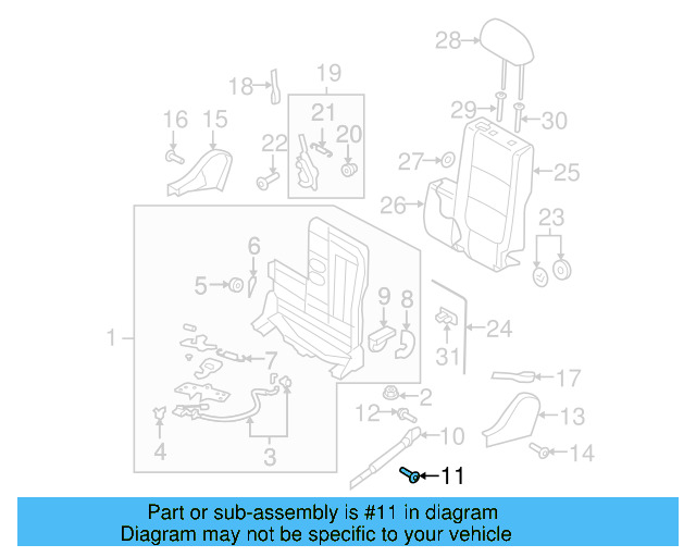 Pull Rod Pivot Bolt N-908-429-03 - View 3