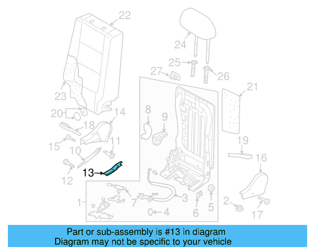 Channel Cover 5M0-885-590 - View 3