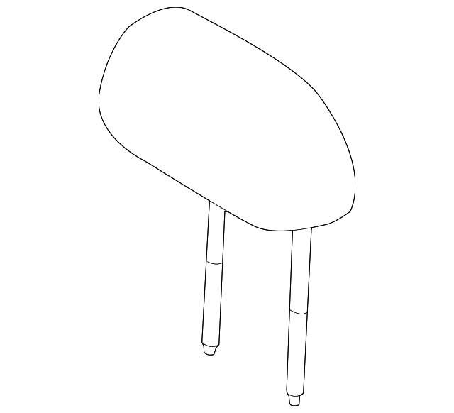 Headrest 5N0-885-901-Q-OPA - View 4