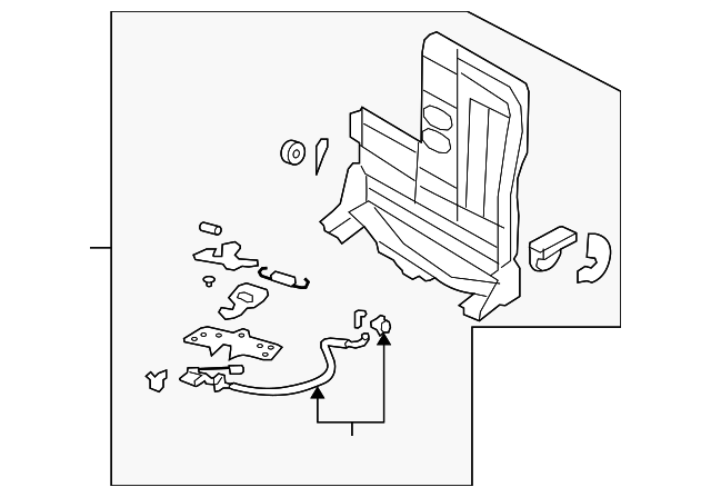 Seat Back Frame 5N0-885-141-L
