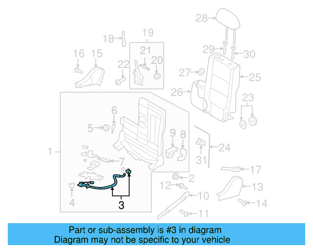 Release Cable 1K0-885-343-H - View 6