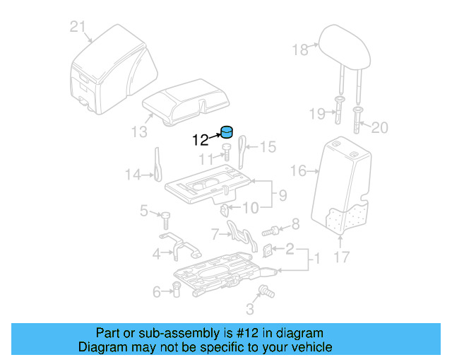 Storage Tray Plug 5M0-885-397-82V - View 3