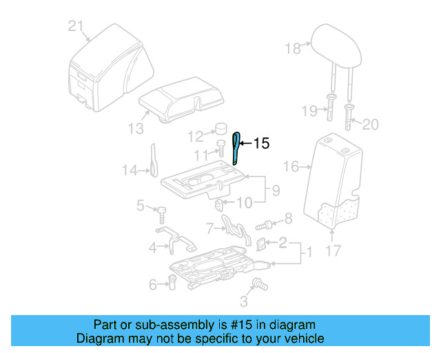 Pull Strap 5M0-885-093-E-9B9 - View 3