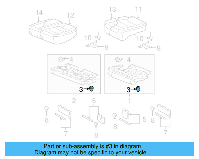 Cushion Frame Buffer 1K0-885-872-B - View 5