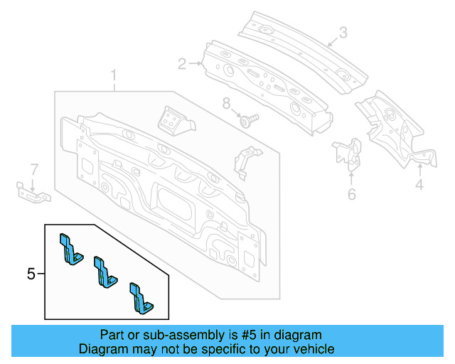 Lower Retainer 5C5-813-745 - View 7