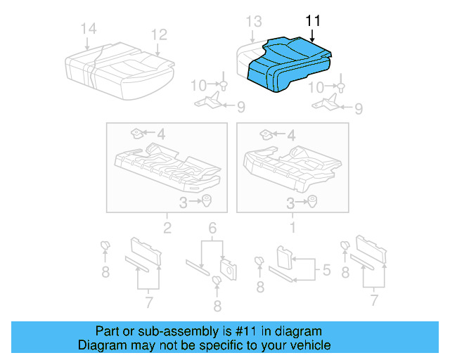 Seat Cover 5N0-885-406-AQ-KTQ - View 3